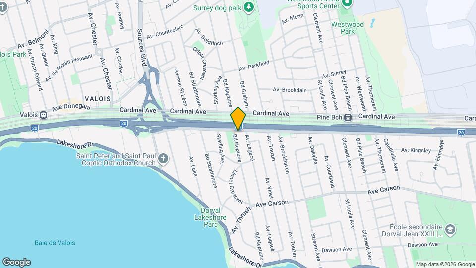 491 Neptune Boul Map and Location Details