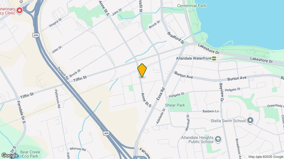 165 Anne St S Map and Location Details