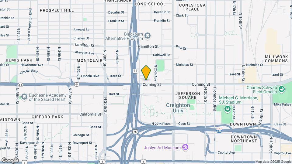 2605 Izard Ct Map and Location Details