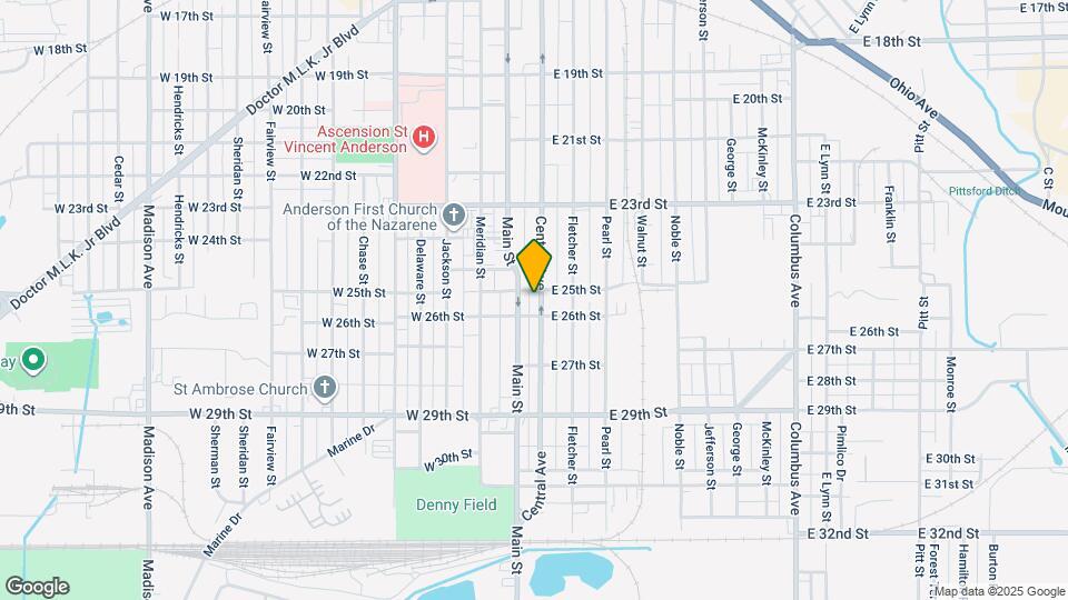 2509 Central Ave Map and Location Details