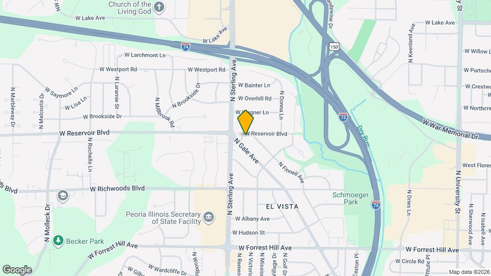 2408 W Reservoir Blvd Map and Location Details