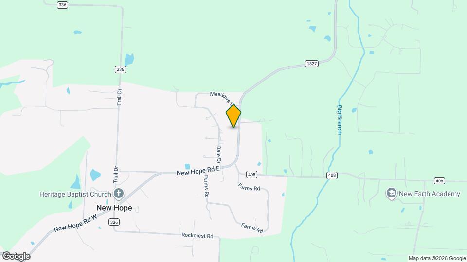 621 New Hope Rd E Map and Location Details