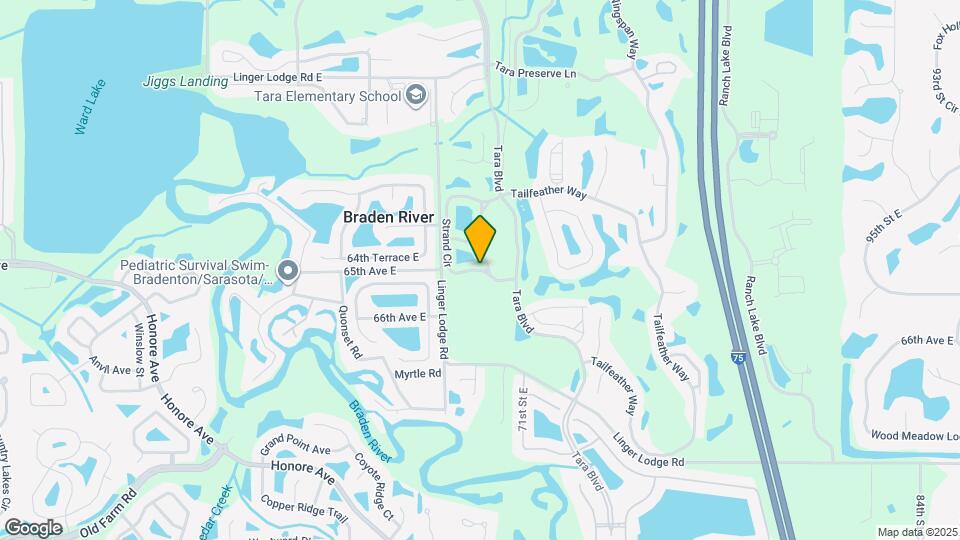 6405 Bay Cedar Ln Map and Location Details