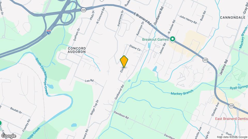 1012 Elaine Trail Map and Location Details