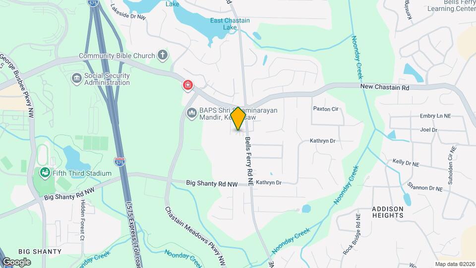 3313 Chastain Landings Ct Map and Location Details