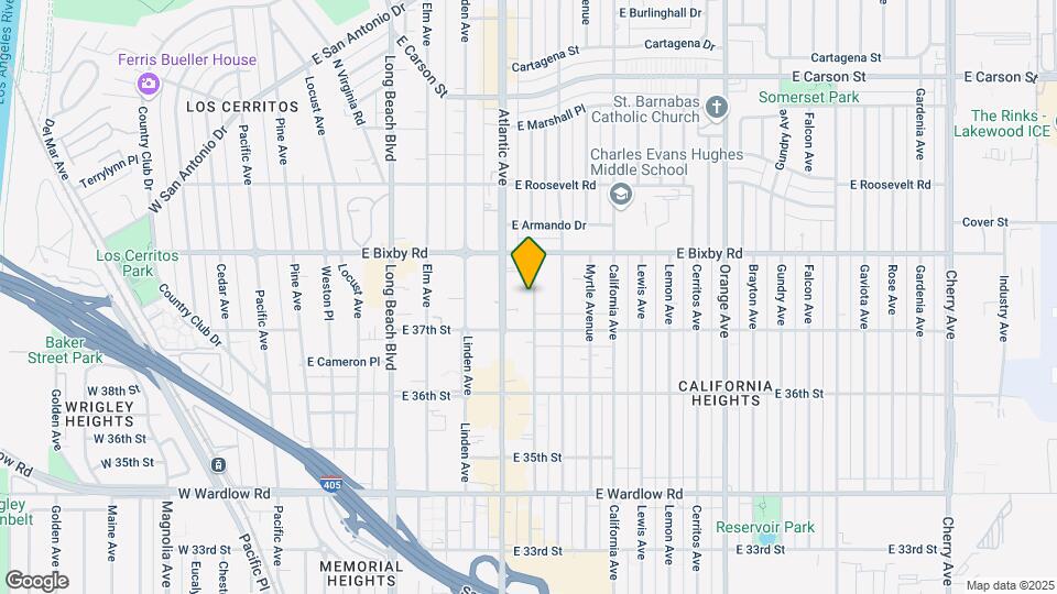 3727 Lime Ave Map and Location Details