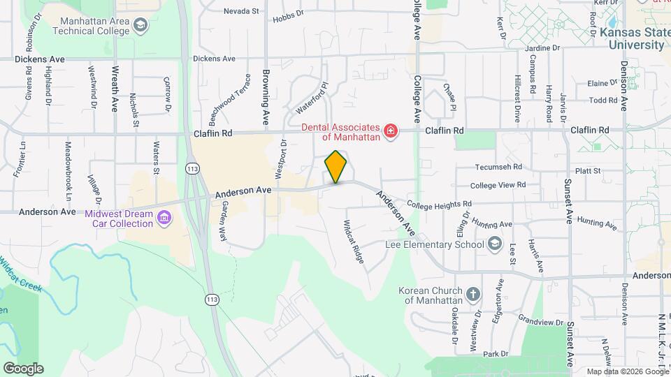 2441 Anderson Ave Map and Location Details