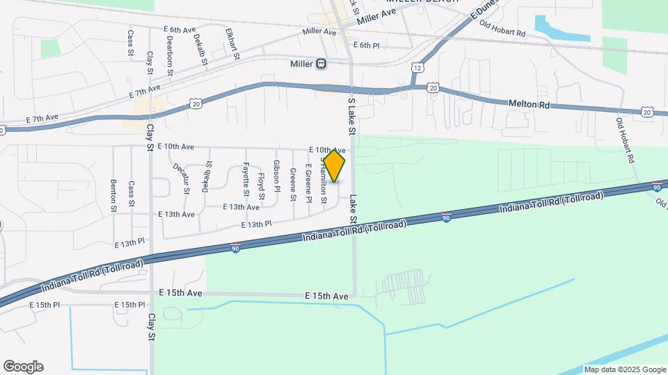 1140 Hamilton Pl Map and Location Details