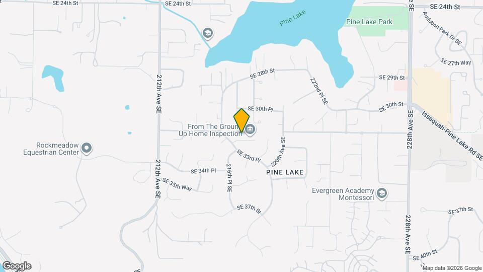21638 SE 32nd Pl Map and Location Details