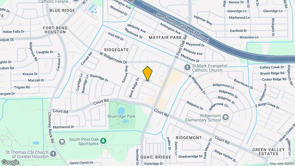 5615 Gineridge Dr Mapa y Detalles de la Ubicación