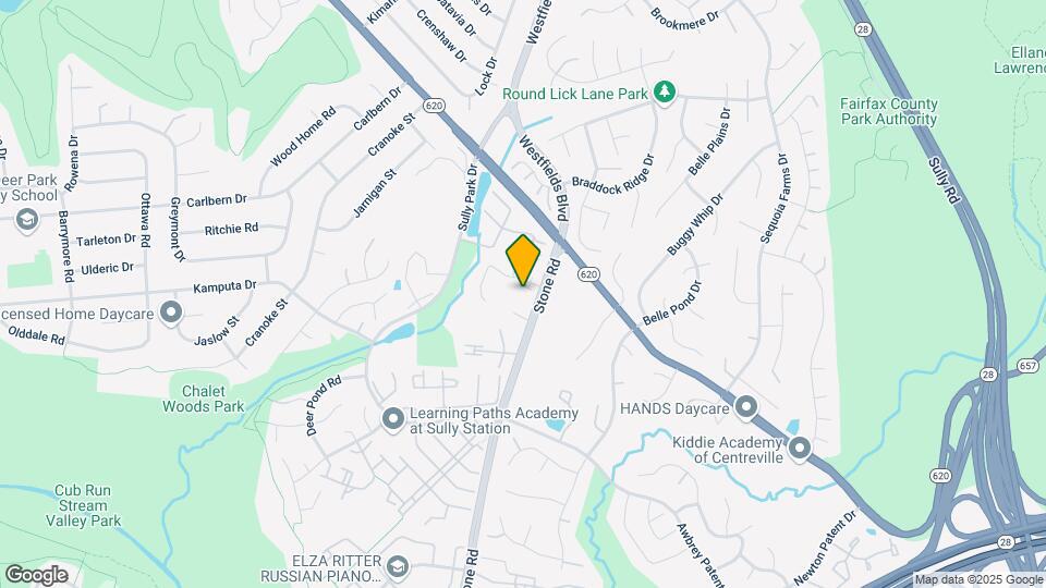 14607 Stone Crossing Ct Map and Location Details
