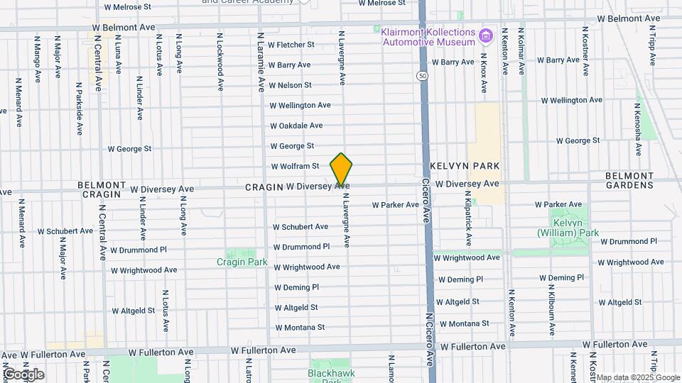 5005 W Diversey Ave Map and Location Details