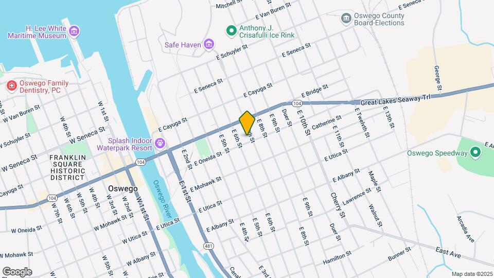 75 E Oneida St Map and Location Details