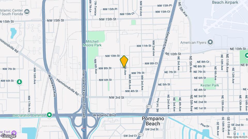 717 NW 5th Ave Map and Location Details