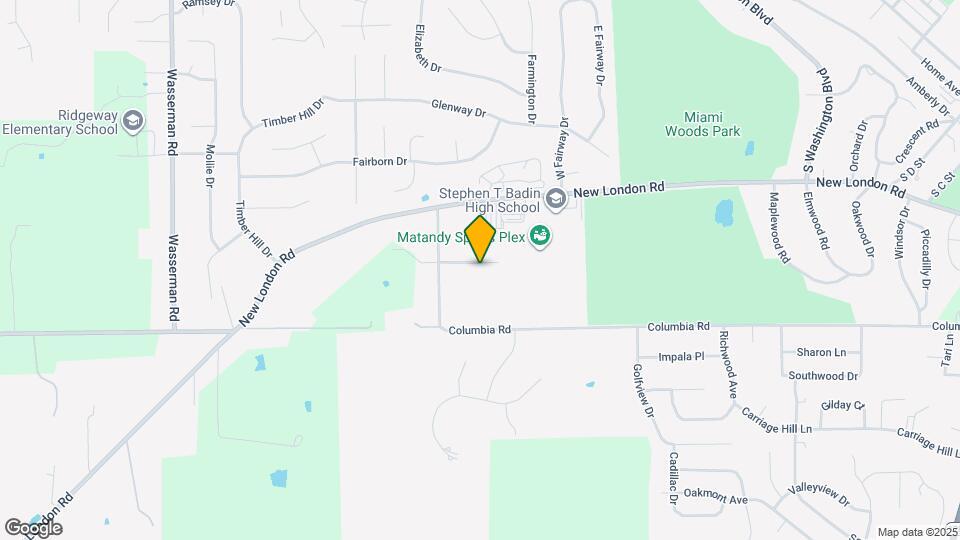 617 Westridge Dr Map and Location Details