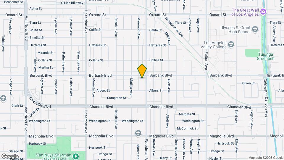5540 Mammoth Ave Map and Location Details