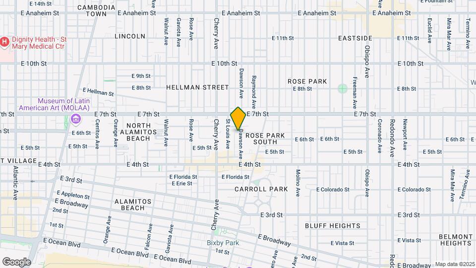 525 Dawson Ave Map and Location Details