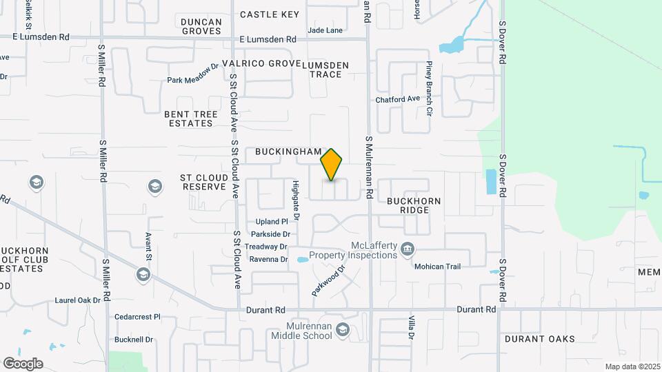 1707 Tallowtree Cir Map and Location Details