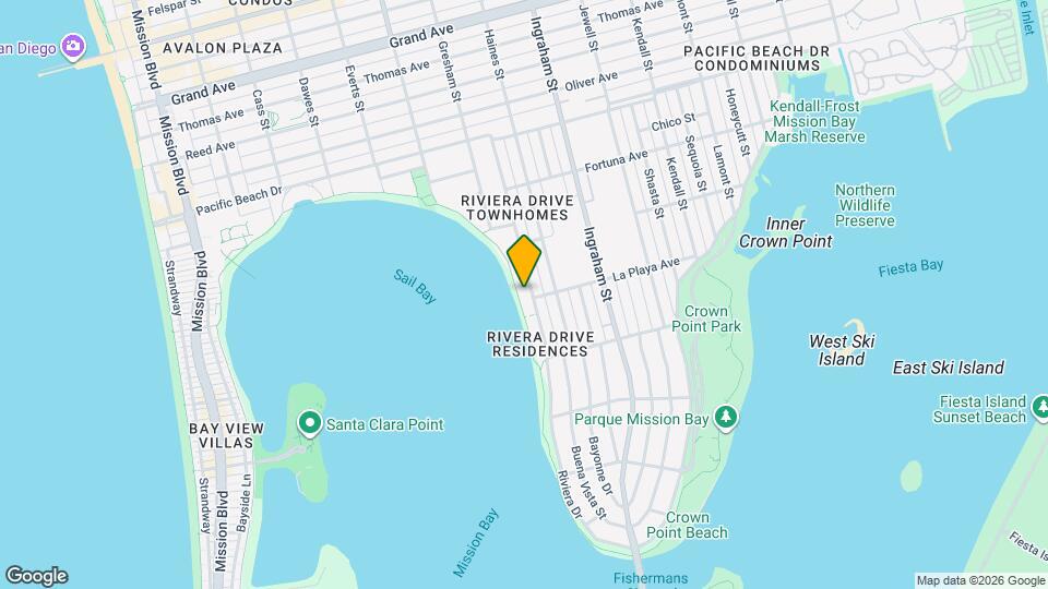 3802 Riviera Dr Map and Location Details