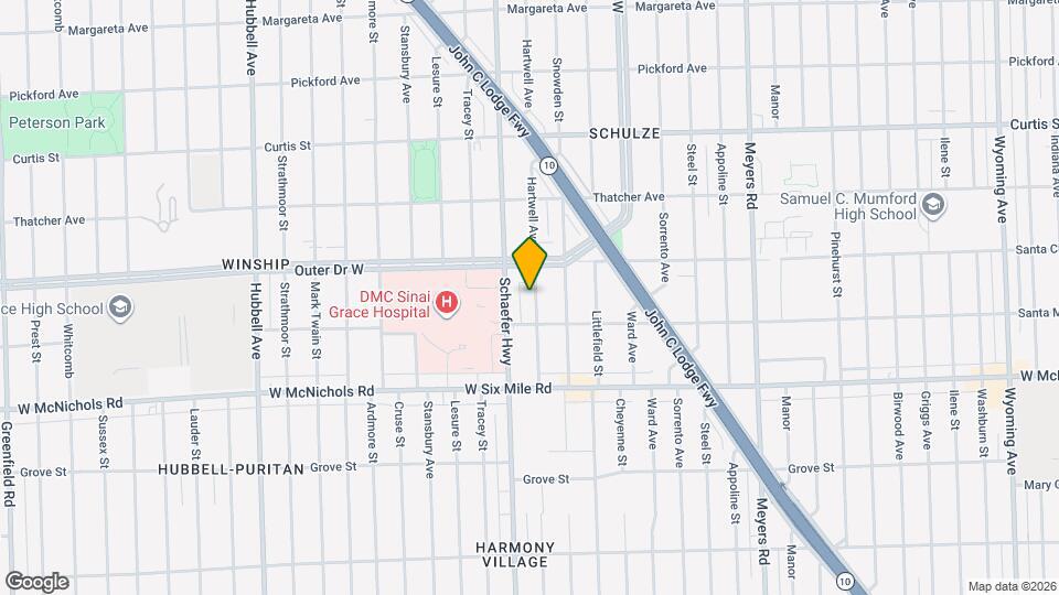 17347 Hartwell St Mapa y Detalles de la Ubicación