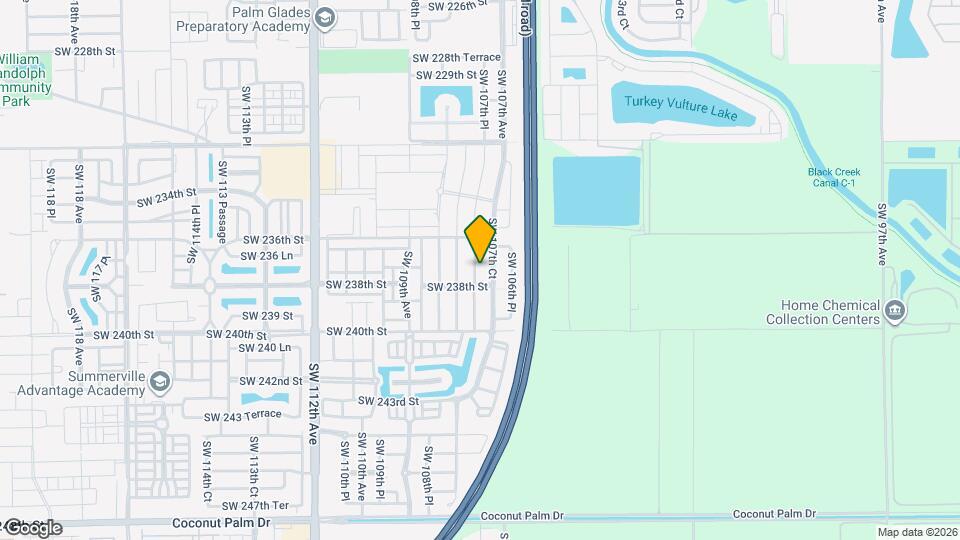 23725 SW 107th Pl Mapa y Detalles de la Ubicación