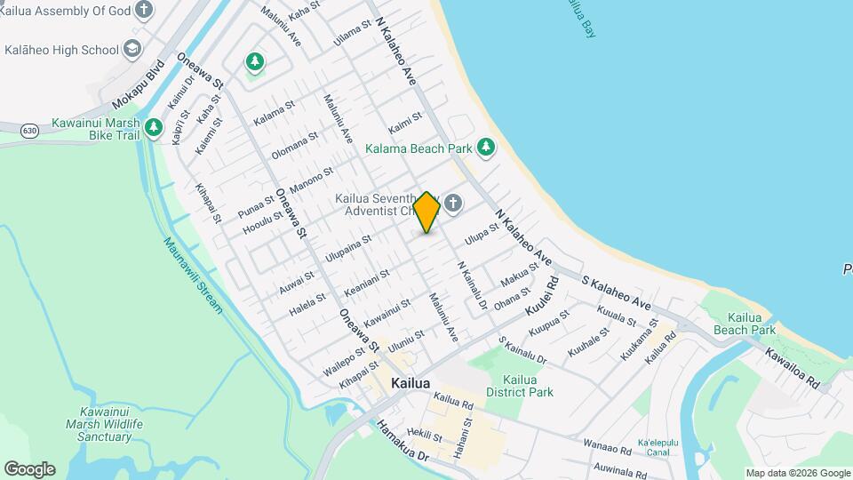 223 Mookua St Map and Location Details
