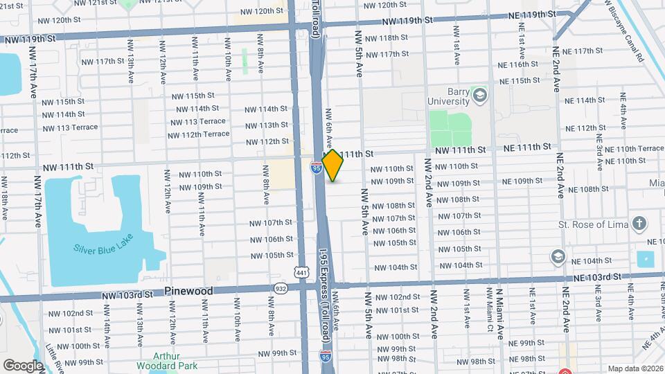 596 NW 109th St Map and Location Details
