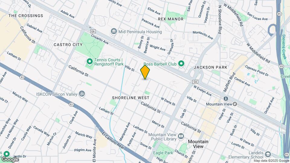 250 Mariposa Ave Mapa y Detalles de la Ubicación