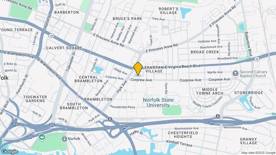 1632 Corprew Ave Map and Location Details