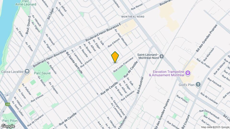 5250-5252 De Charleroi Rue Map and Location Details