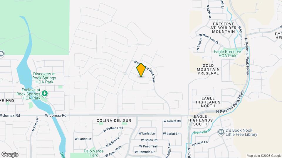 7013 W Bajada Rd Map and Location Details