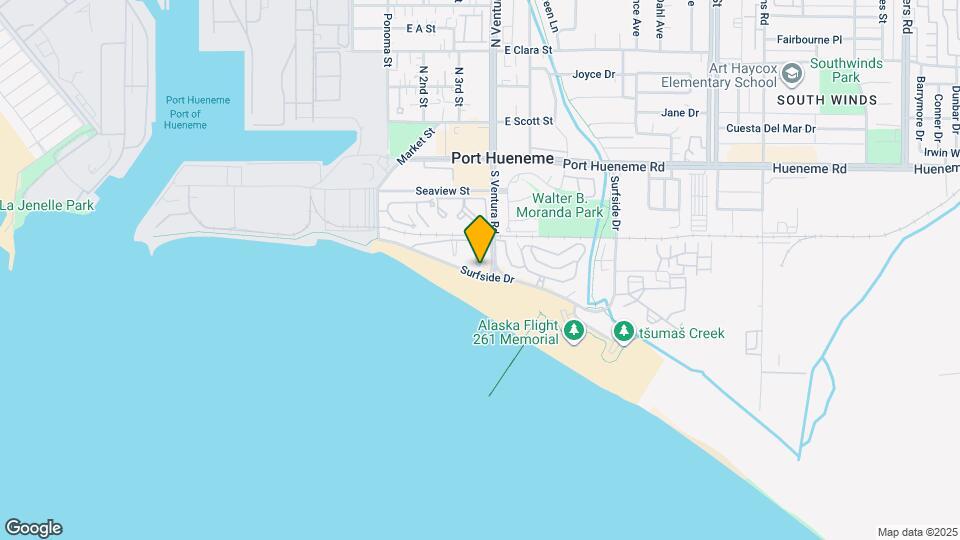 350 E Surfside Dr Map and Location Details
