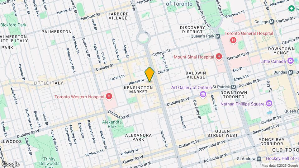 Kensington Market Lofts Map and Location Details