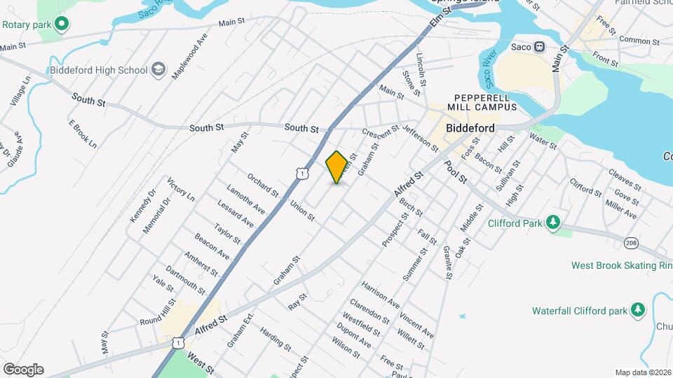 85 Green St, Unit 1 Map and Location Details