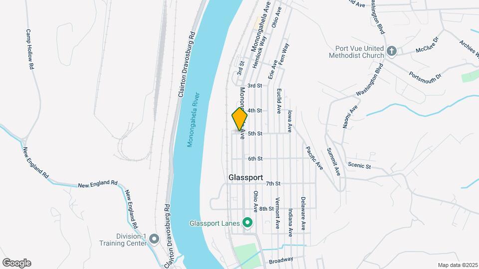 500 Monongahela Ave Mapa y Detalles de la Ubicación