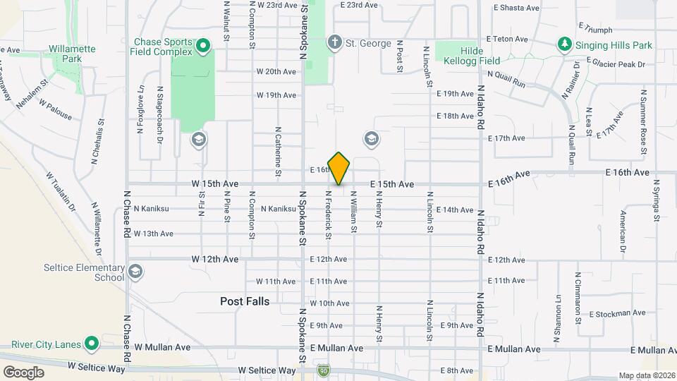 204 E 15th Ave Map and Location Details