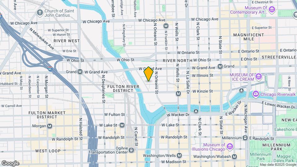 181 W Superior St Map and Location Details