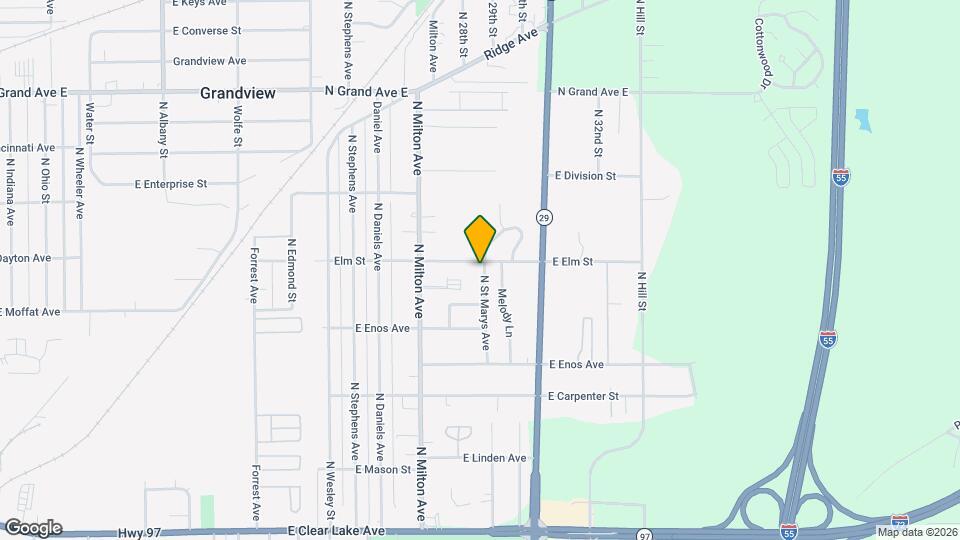 729 N St Marys Ave Map and Location Details