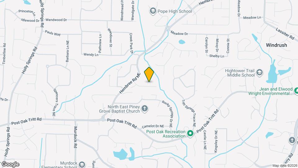 3303 Greencastle Chase NE Map and Location Details