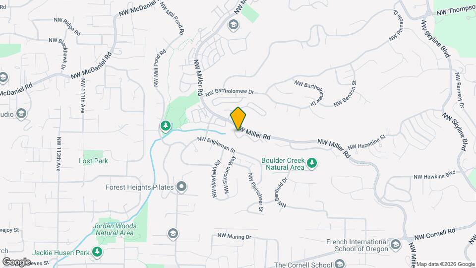 9711 NW Miller Hill Dr Mapa y Detalles de la Ubicación