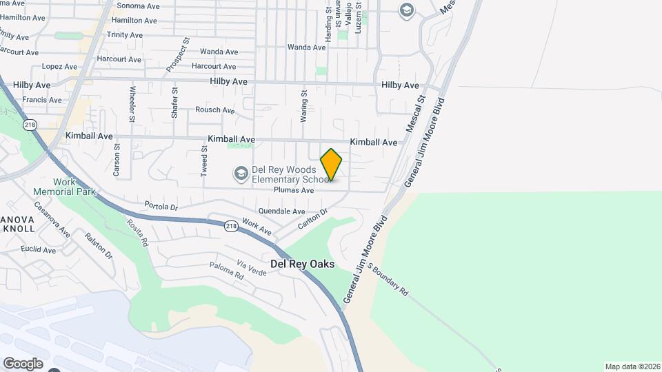 1485 Plumas Ave Map and Location Details