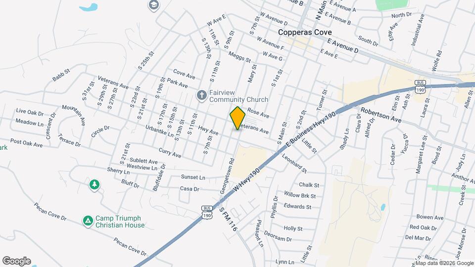 1010 Georgetown Rd Mapa y Detalles de la Ubicación