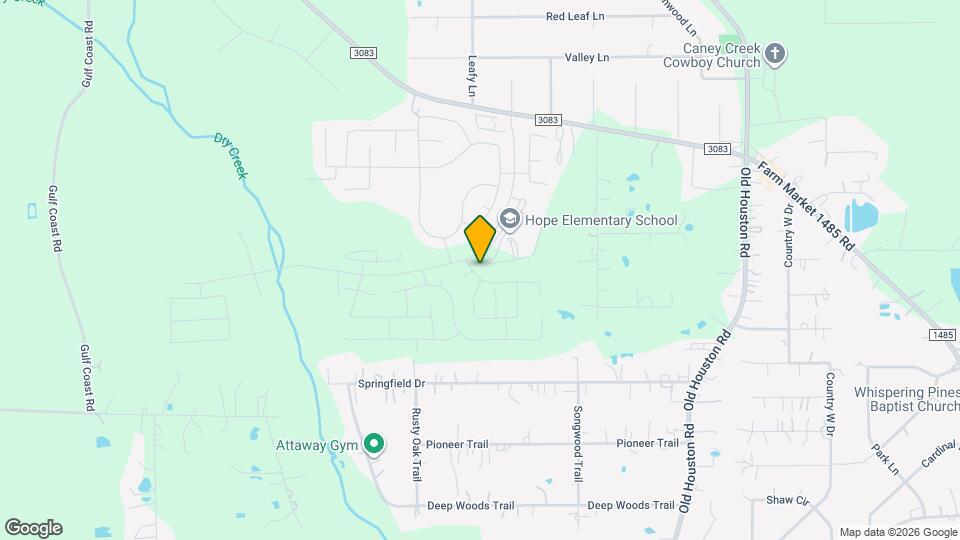 16715 Twisted Pne Dr Map and Location Details