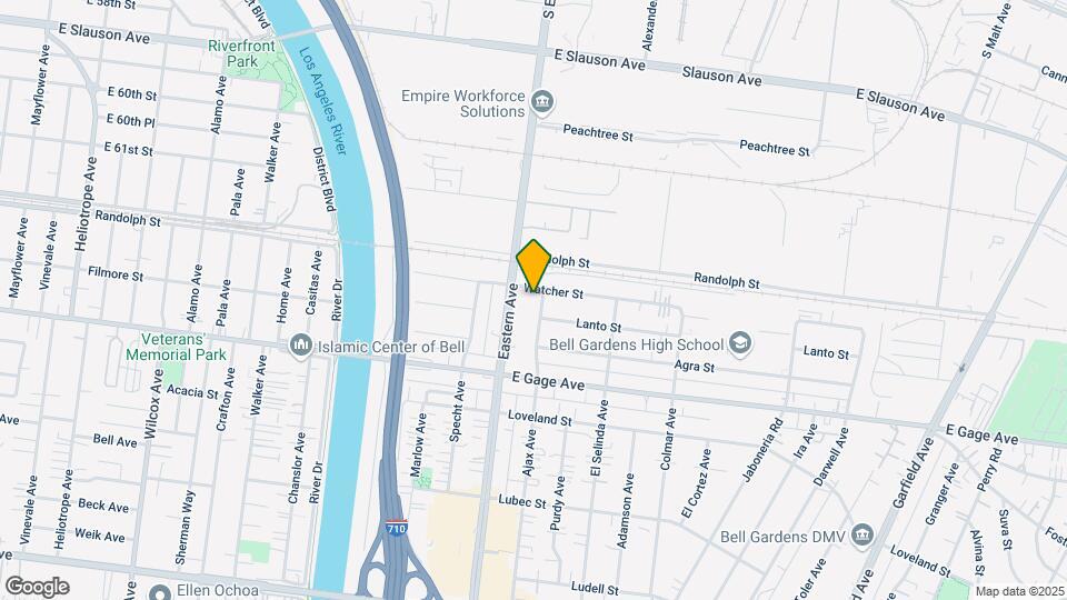 6209 Ajax Ave Mapa y Detalles de la Ubicación