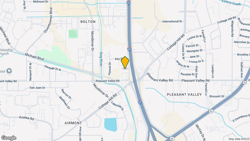 Furnished Studio-Mobile - I-65 Map and Location Details