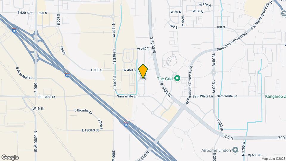 574 South 2150 West Map and Location Details