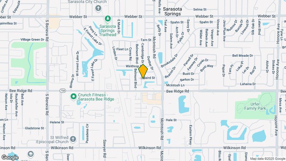 3709 Alden Way Map and Location Details