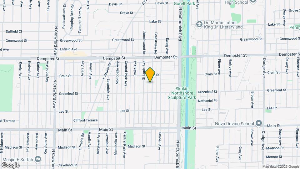 8626 Trumbull Ave Mapa y Detalles de la Ubicación