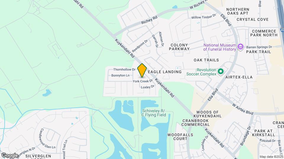 1506 York Creek Dr Mapa y Detalles de la Ubicación