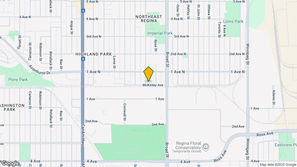 545 Hamilton St Map and Location Details
